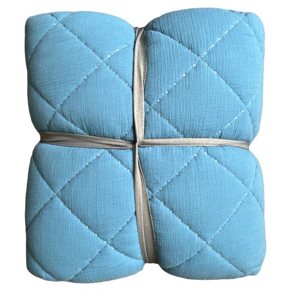 Better Homes & Gardens Blue Diamond Gauze Quilt, Full/Queen - Picture 10 of 14